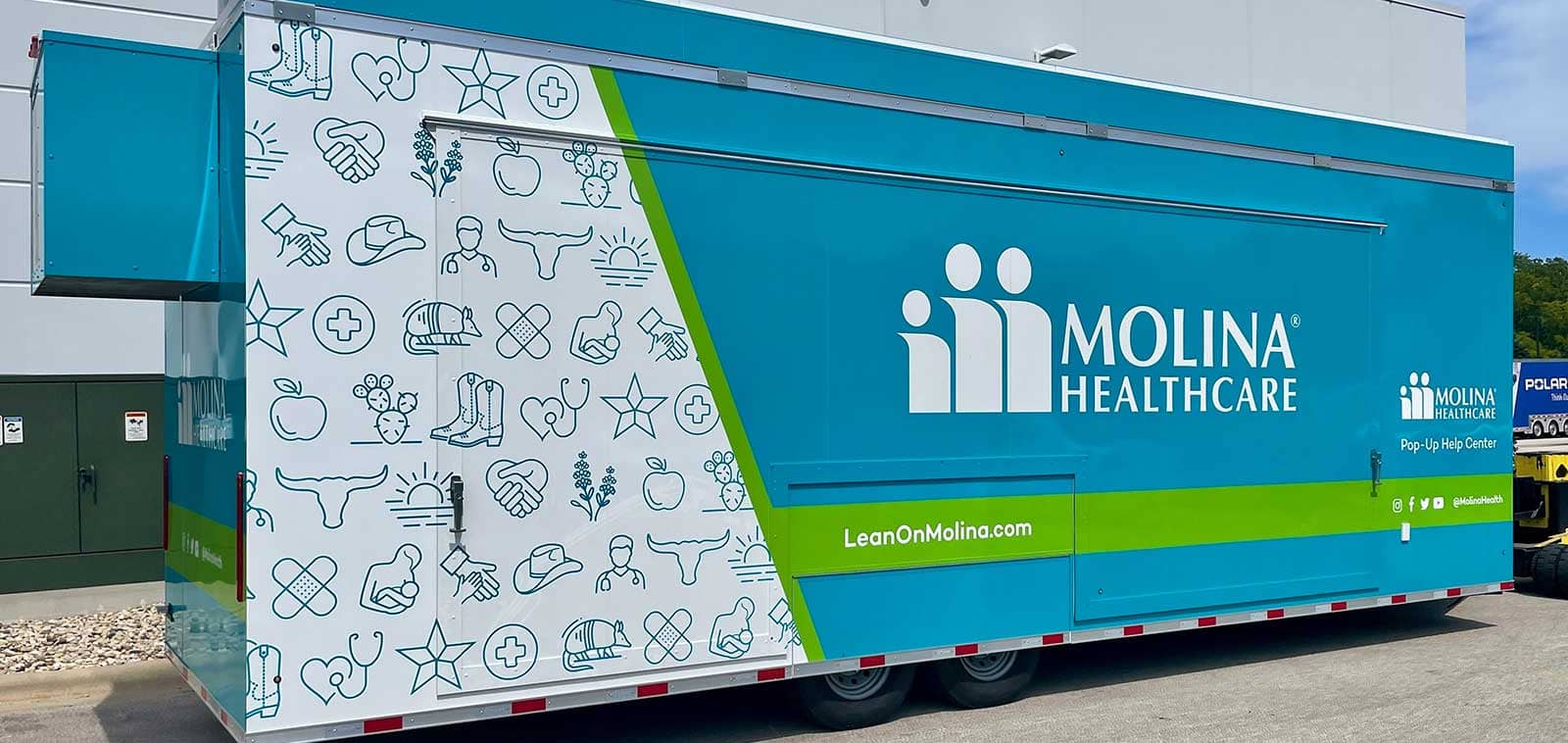 Patented Medical Drop Trailer