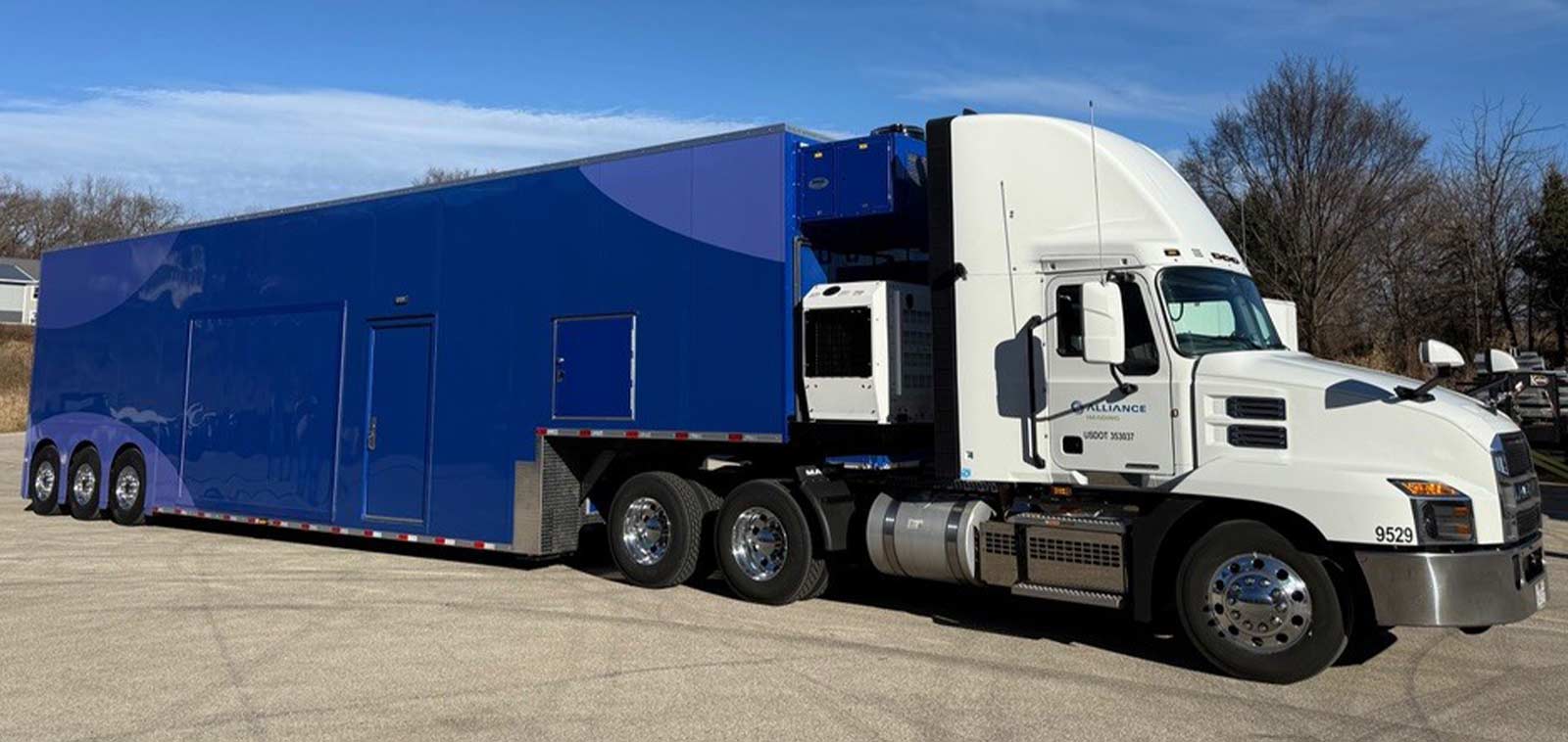 Heavy Duty Drop Trailer 1 Ground Level Expandable